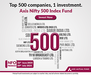 Axis MF Nifty 500 Index Fund NFO 300x250