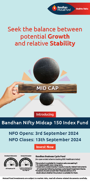 Bandhan MF Nifty Midcap 150 Index Fund NFO 300x600