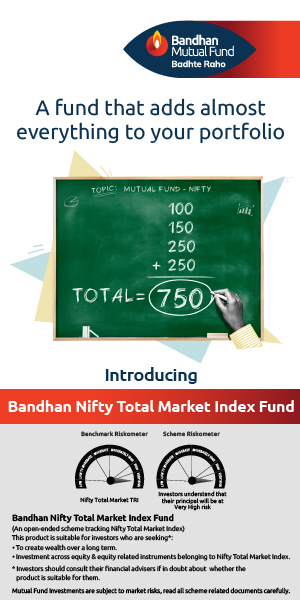 Bandhan Nifty Total Market Index Fund NFO 300x600