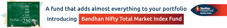 Bandhan Nifty Total Market Index Fund NFO 728x90