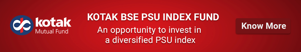 Kotak MF BSE PSU Index Fund NFO 1140x200