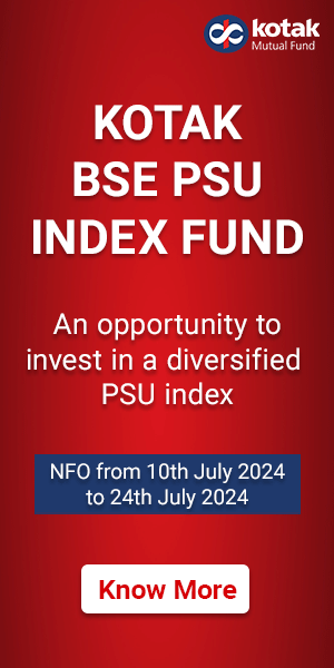 Kotak MF BSE PSU Index Fund NFO 300x600