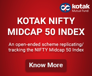Kotak Nifty Midcap 50 Index Fund NFO  300x250