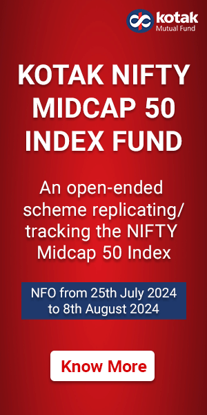 Kotak Nifty Midcap 50 Index Fund NFO 300x600