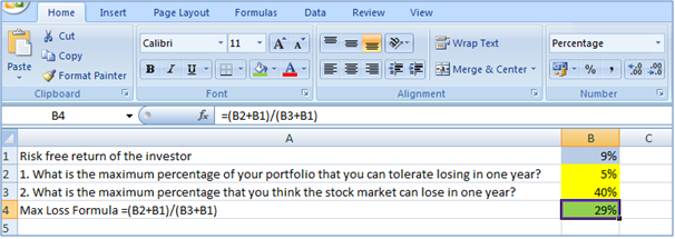 Measuring Risk Tolerance of investors