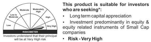 Riskometer of LIC MF Small Cap Fund